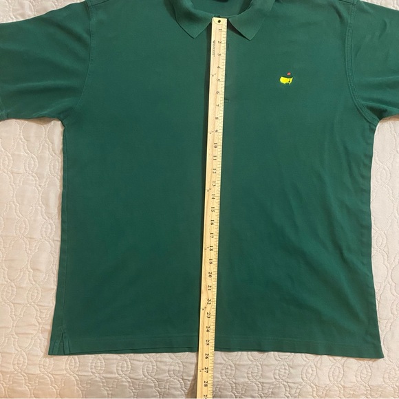 Masters Collection Shirt Men’s XL Green Golf Polo Hong Kong Vintage Augusta Flag - Picture 6 of 10